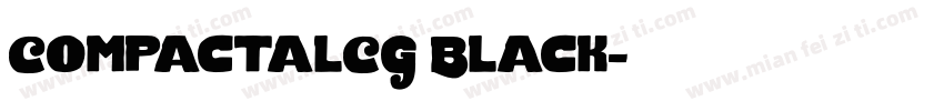 CompactalCG Black字体转换